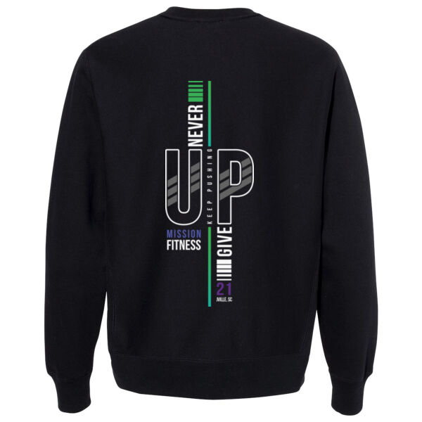 NEVER GIVE UP - CREWNECK SWEATSHIRT - $N4V7KB$ Thumbnail