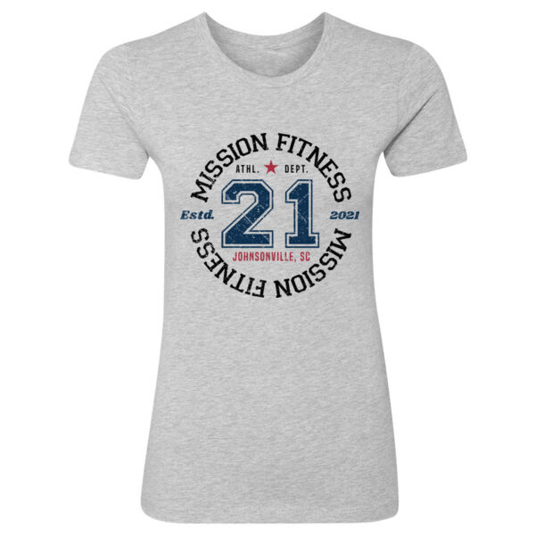 VINTAGE STAMP - WOMEN'S FITTED T-SHIRT - $V9N4HT$ Thumbnail